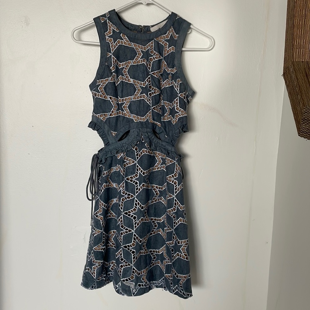 Self Portrait Starburst Lace Dress